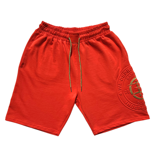 THE ONE SHORTS IN BLOOD ORANGE