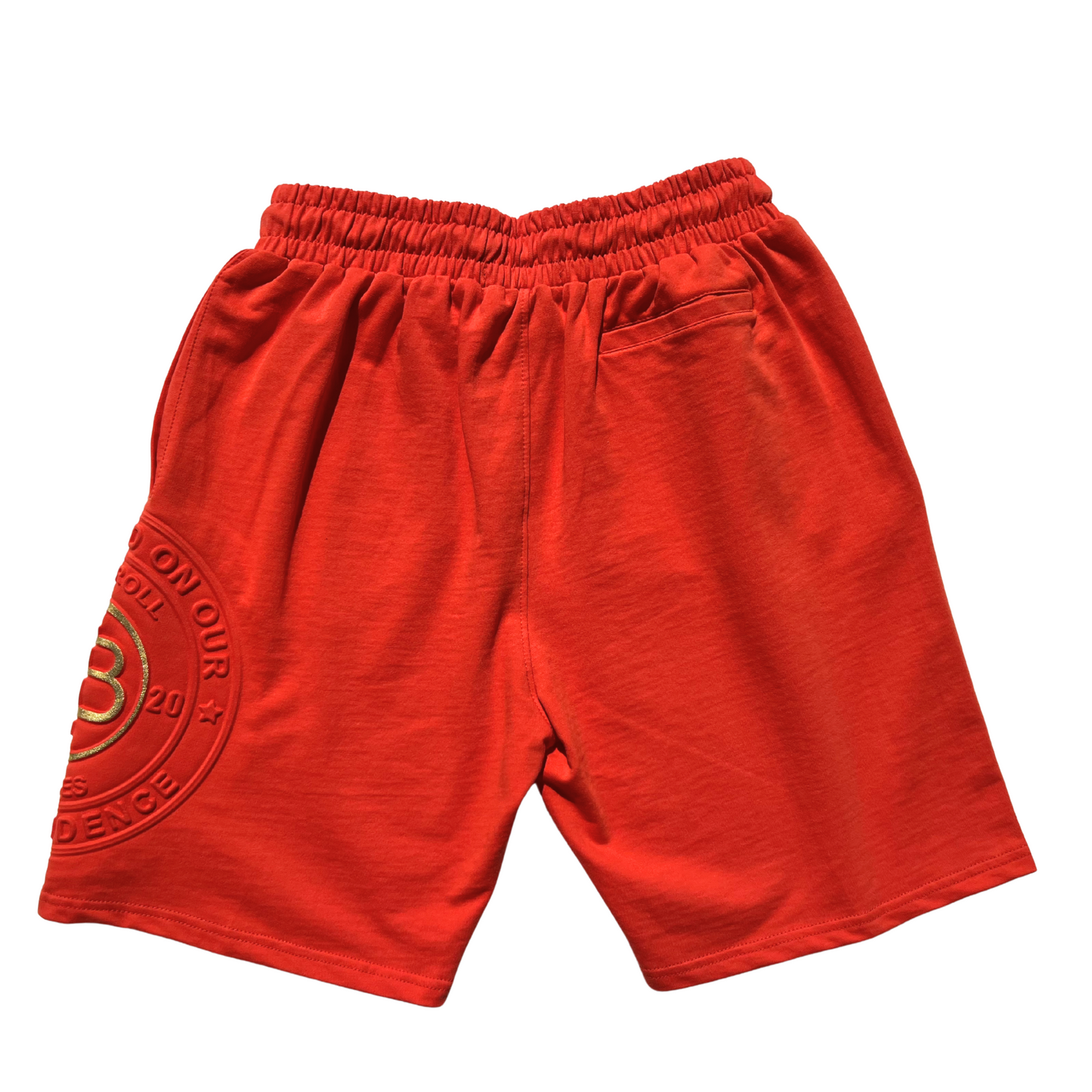 THE ONE SHORTS IN BLOOD ORANGE