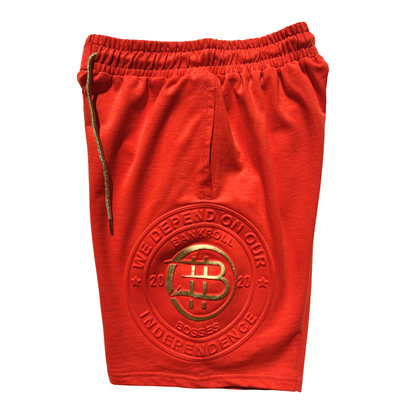 THE ONE SHORTS IN BLOOD ORANGE